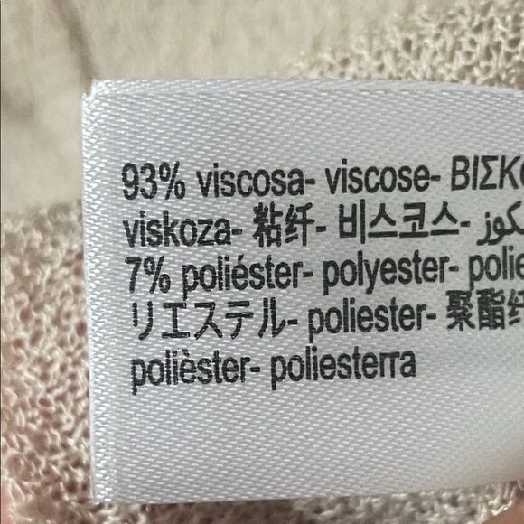 Zara Tan Ruched Long Sleeve Top - Picture 3 of 5